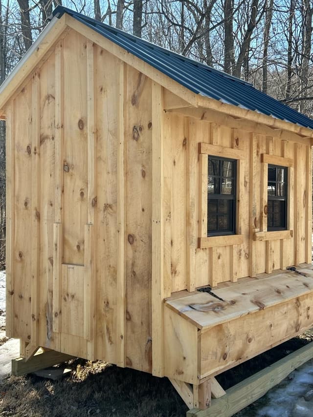 Picture of an inside of a shed 