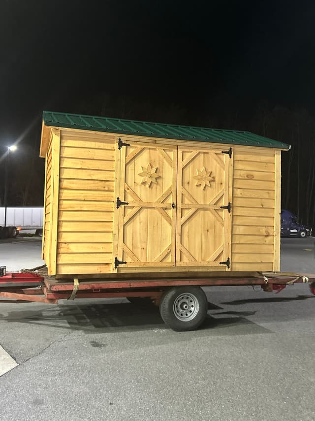 Picture of the inside of a tiny home on a trailer